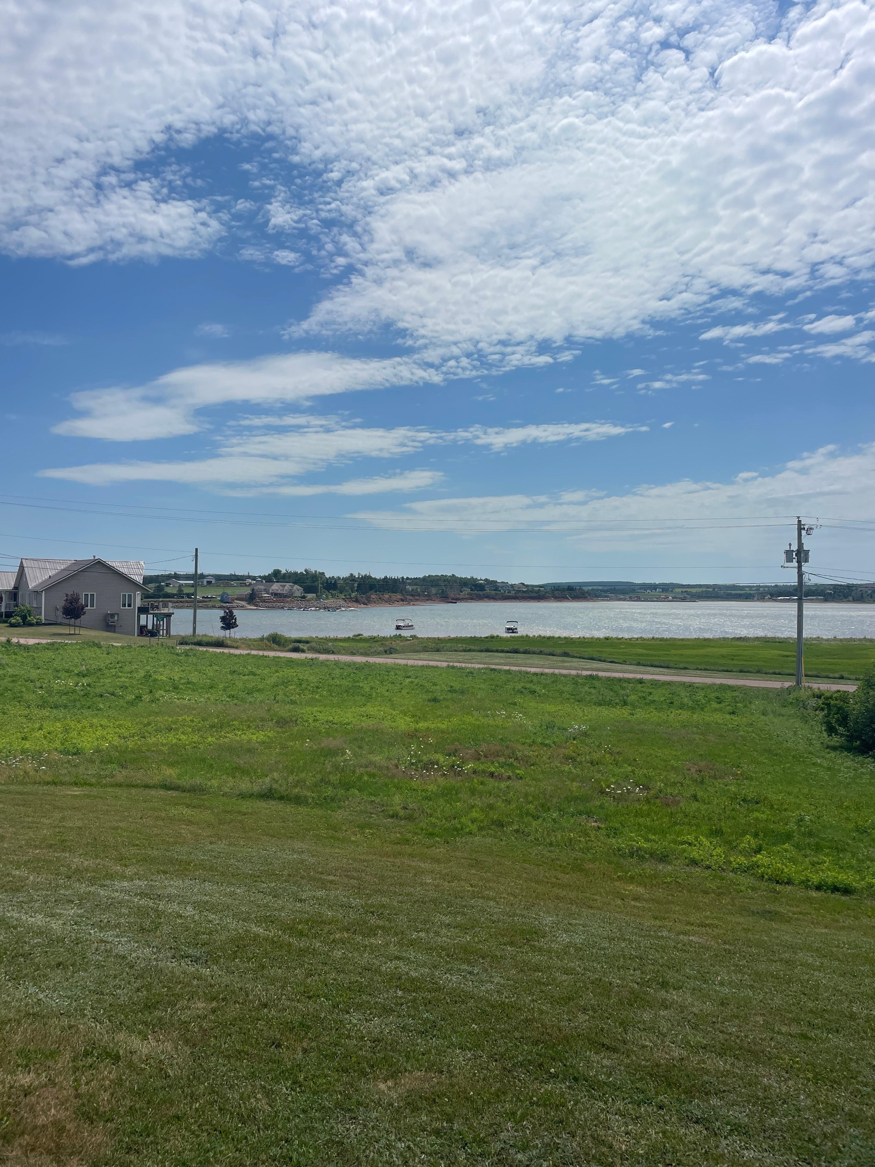 The view from the deck đ