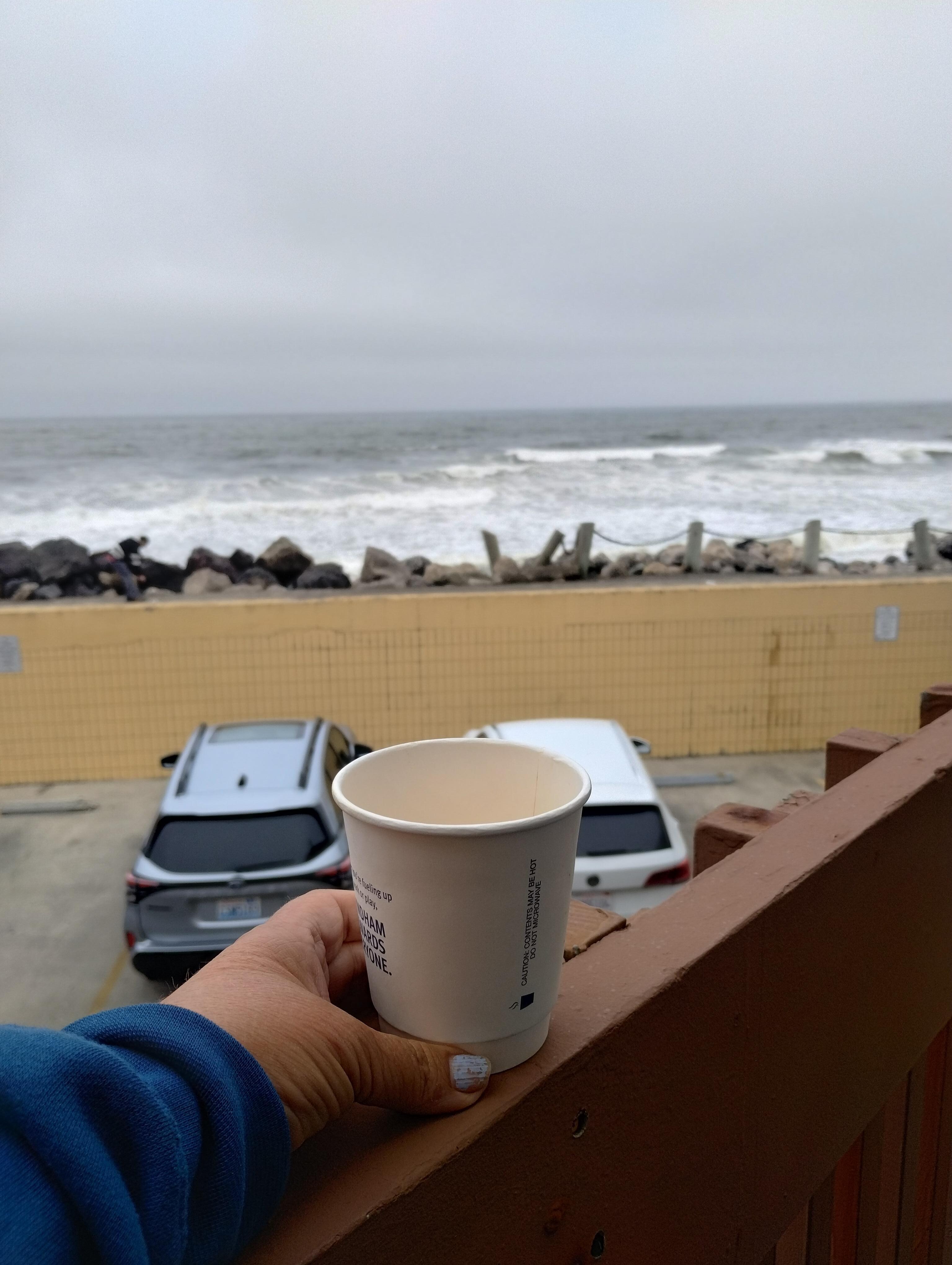 Coffee from our room