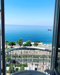 Questa la veduta dalla camera. Spettacolo