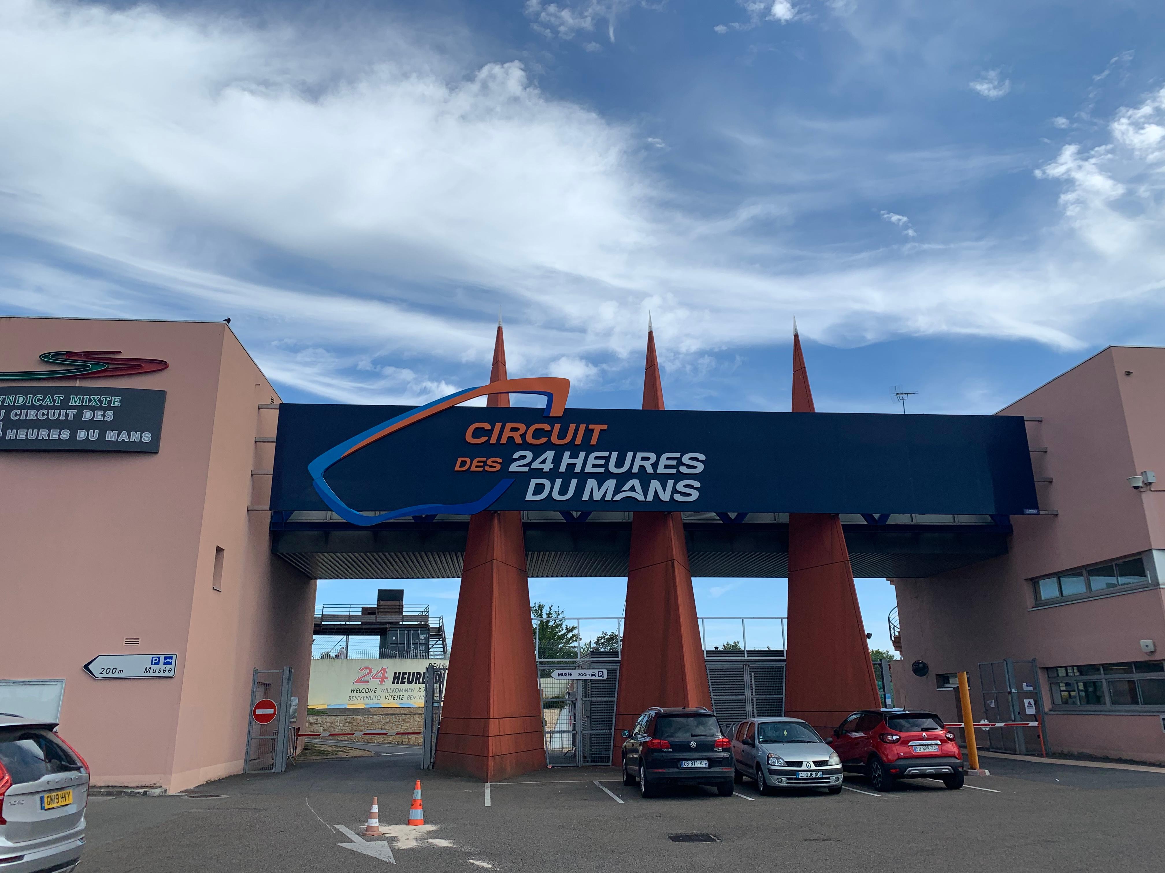 Le Mans circuit entrance 