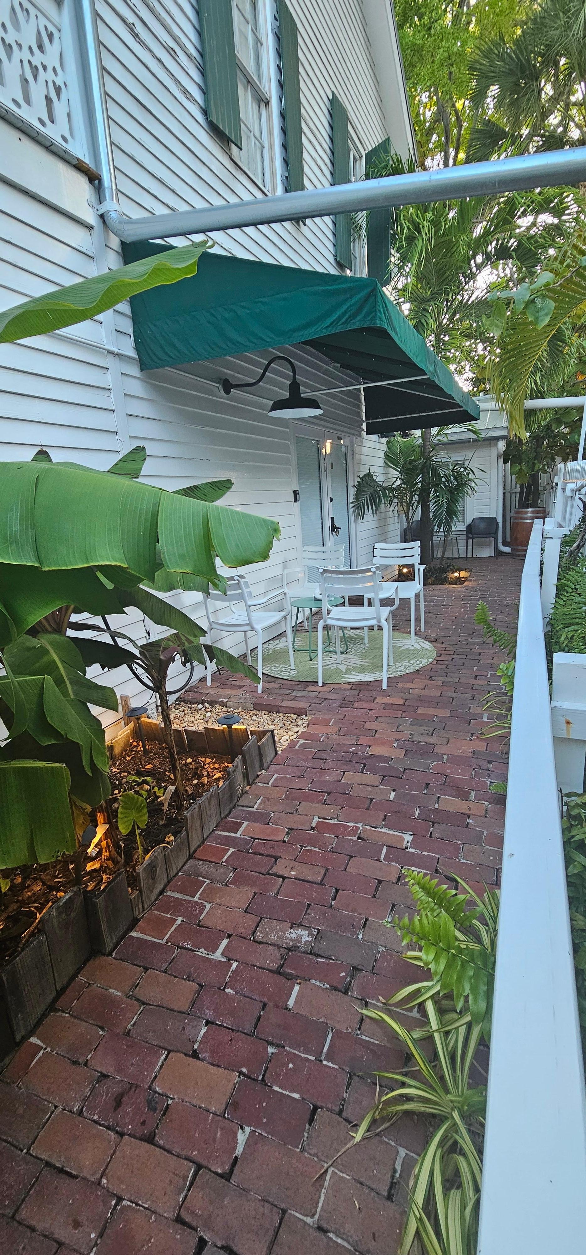 Walkway to room.