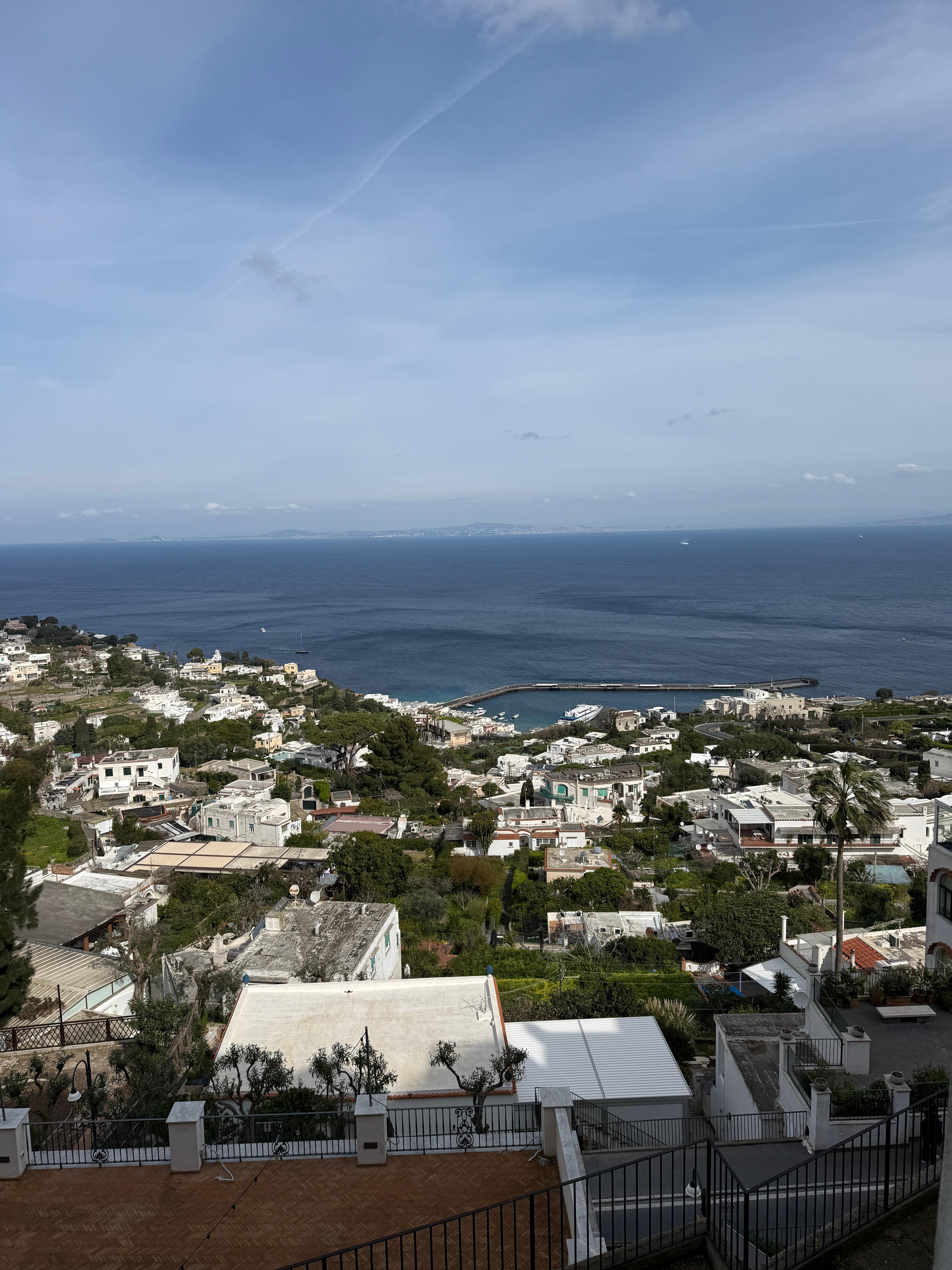Room’s balcony view 