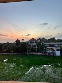 View behind the hotel