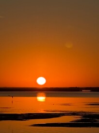 Coffee on the deck watching the sun rise!