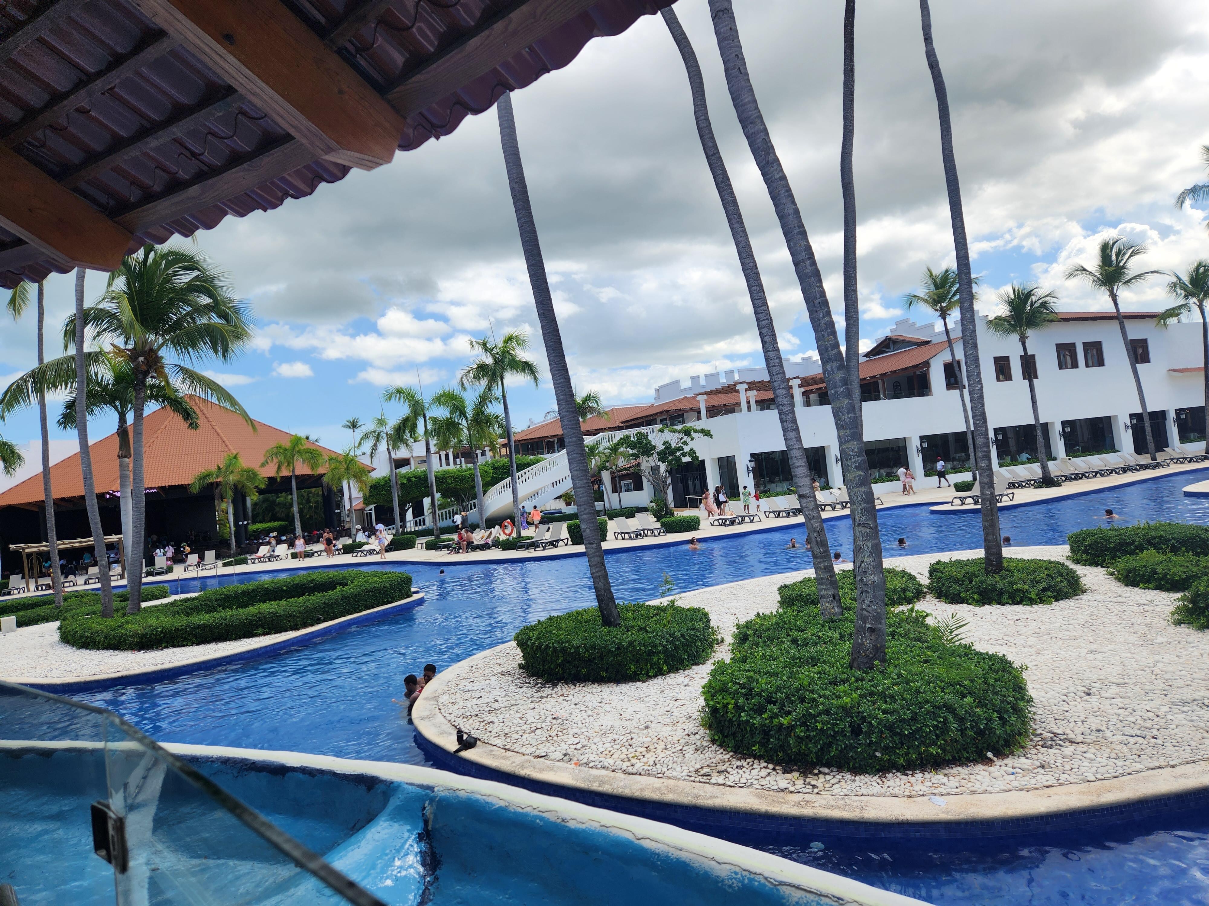 La piscina muy limpia