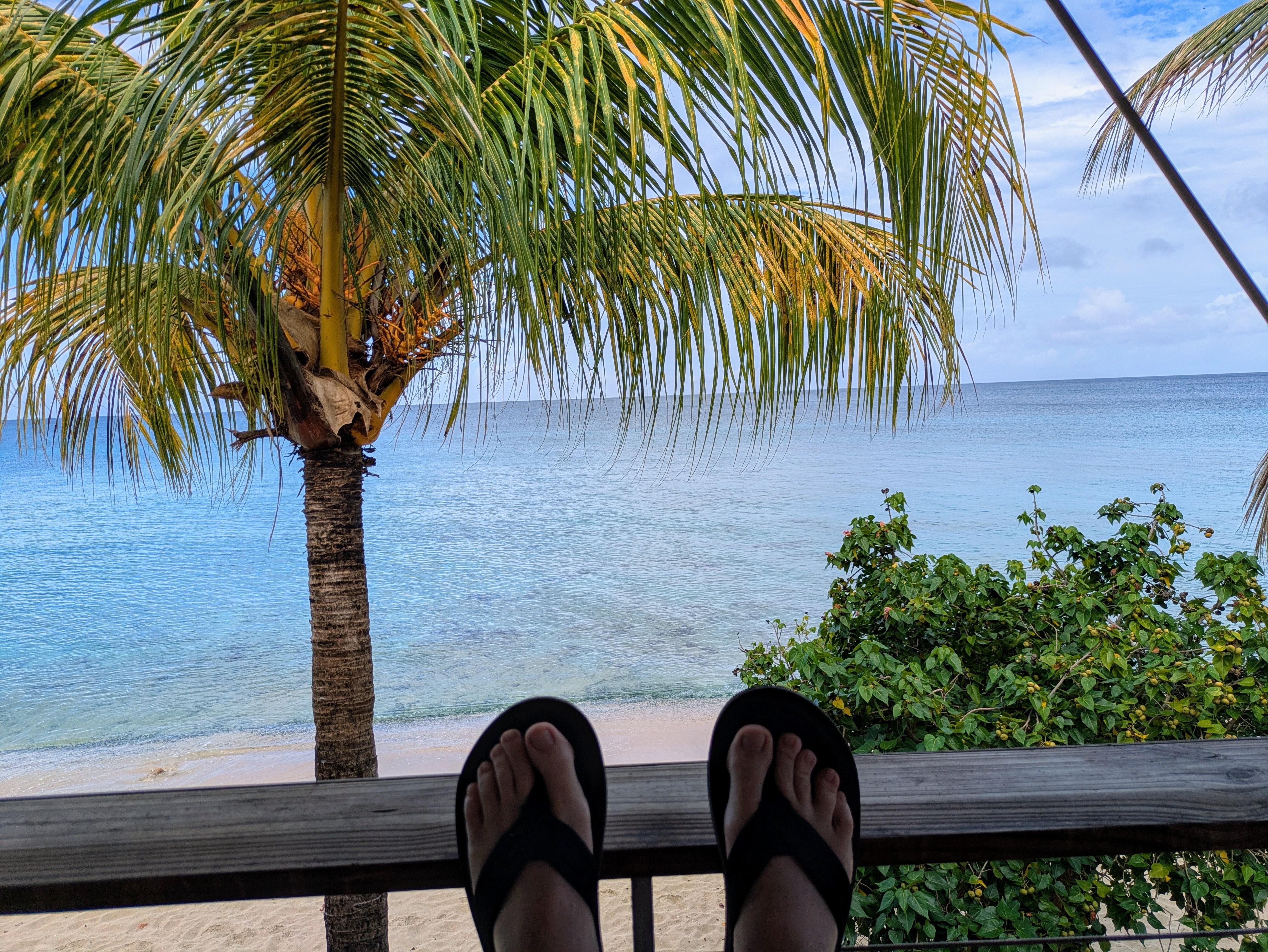 View from deck