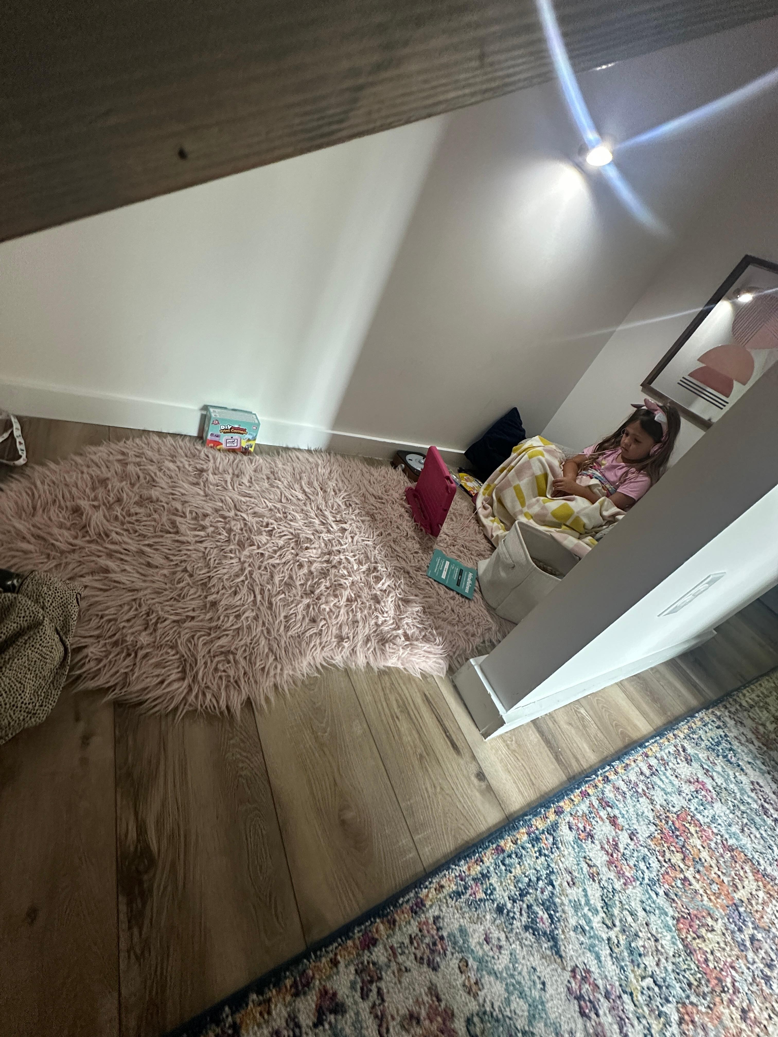Under stairwell play area 