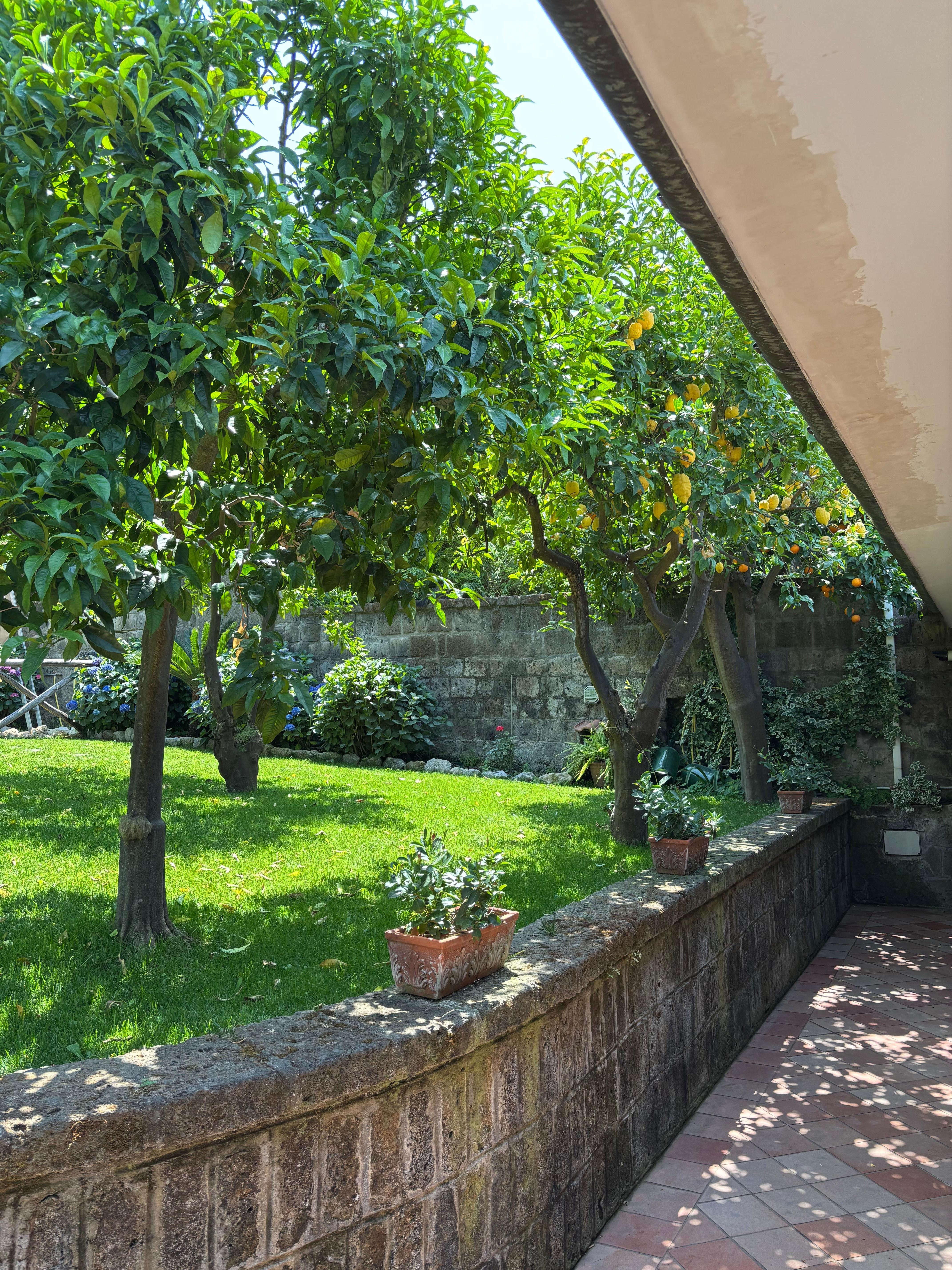 View from doorway of our separated quarters