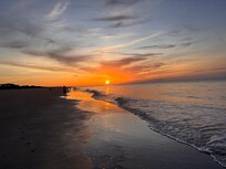 Sunrise of our last morning during our stay