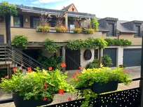 View from the back deck. Very quiet and private.