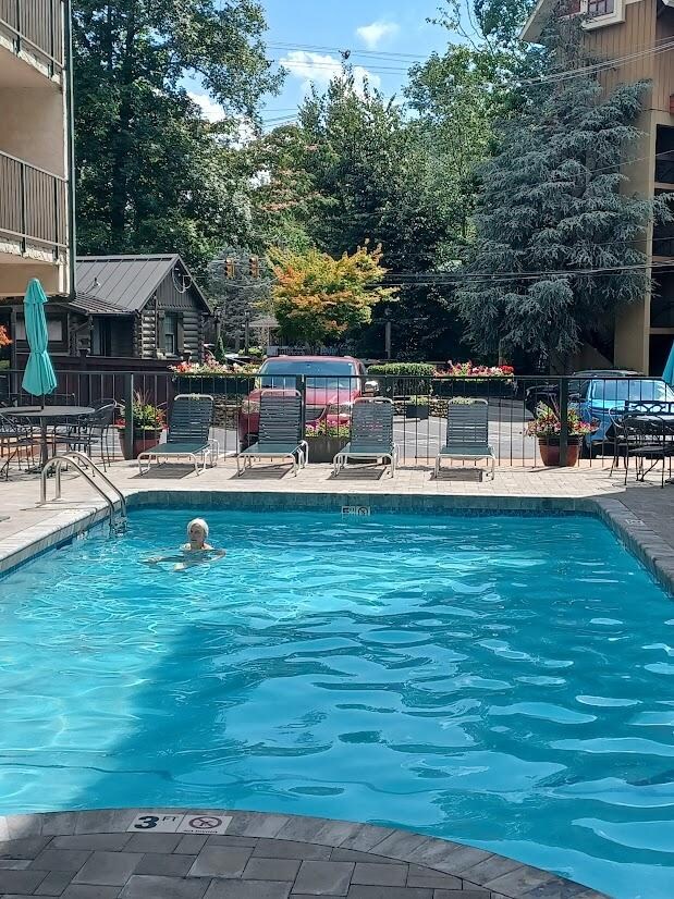 Property pool. Very refreshing and clean water/pool.
