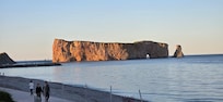 Perce Rock from motel restaurant deck