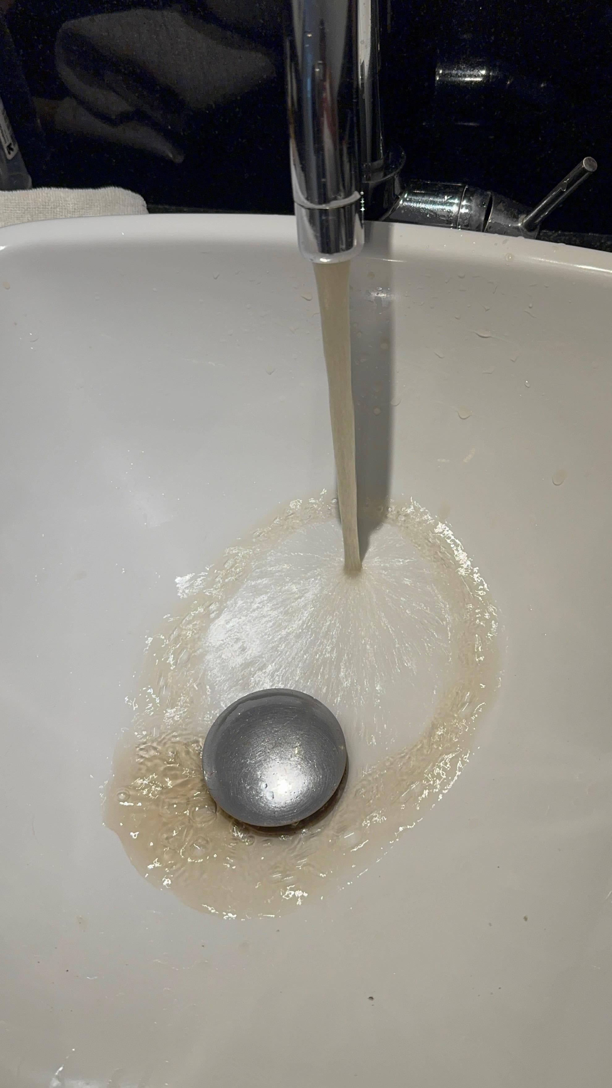 Murky water from faucet
