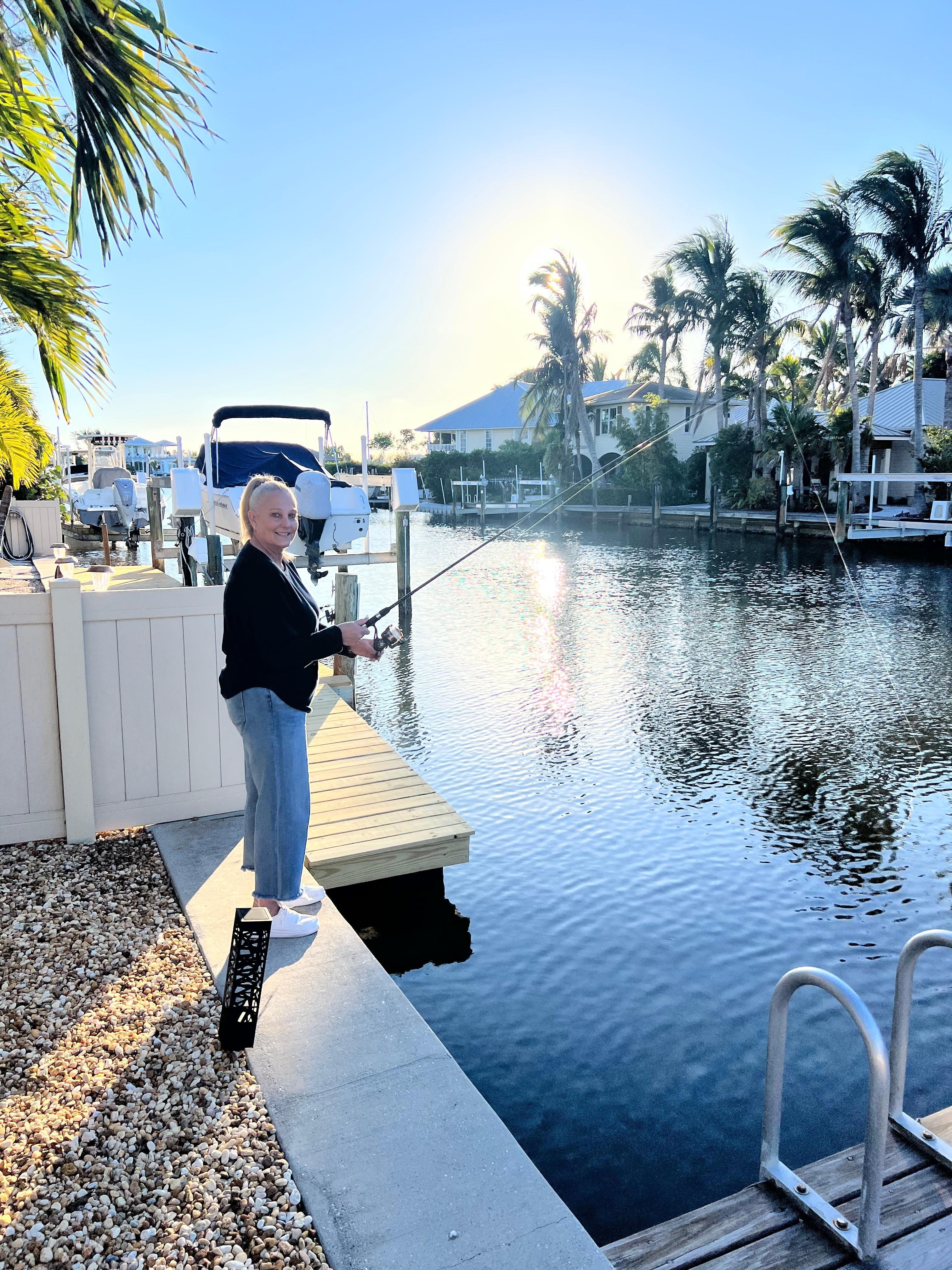 Back dock to fish off of