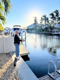 Back dock to fish off of