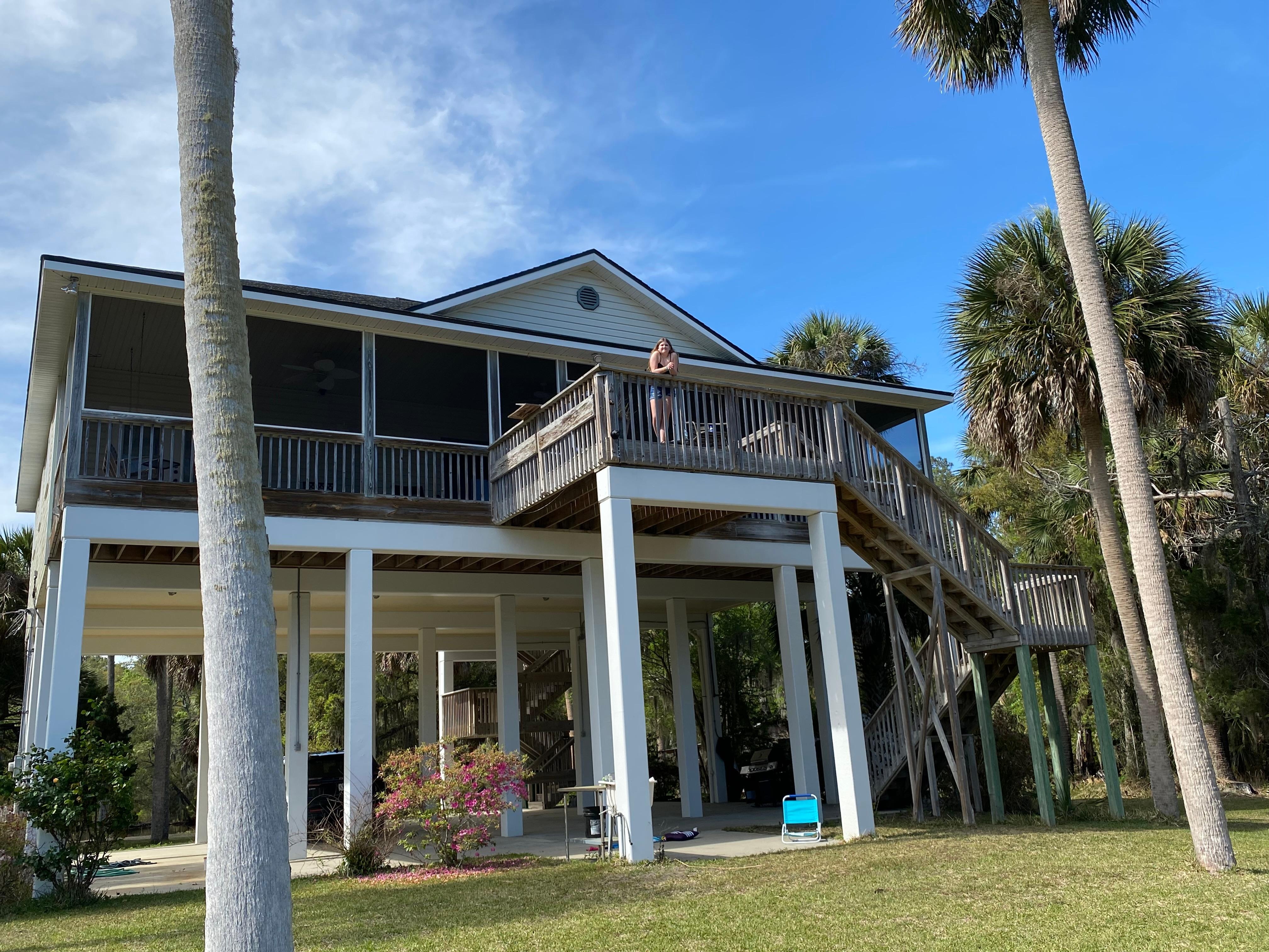 House from the back yard!