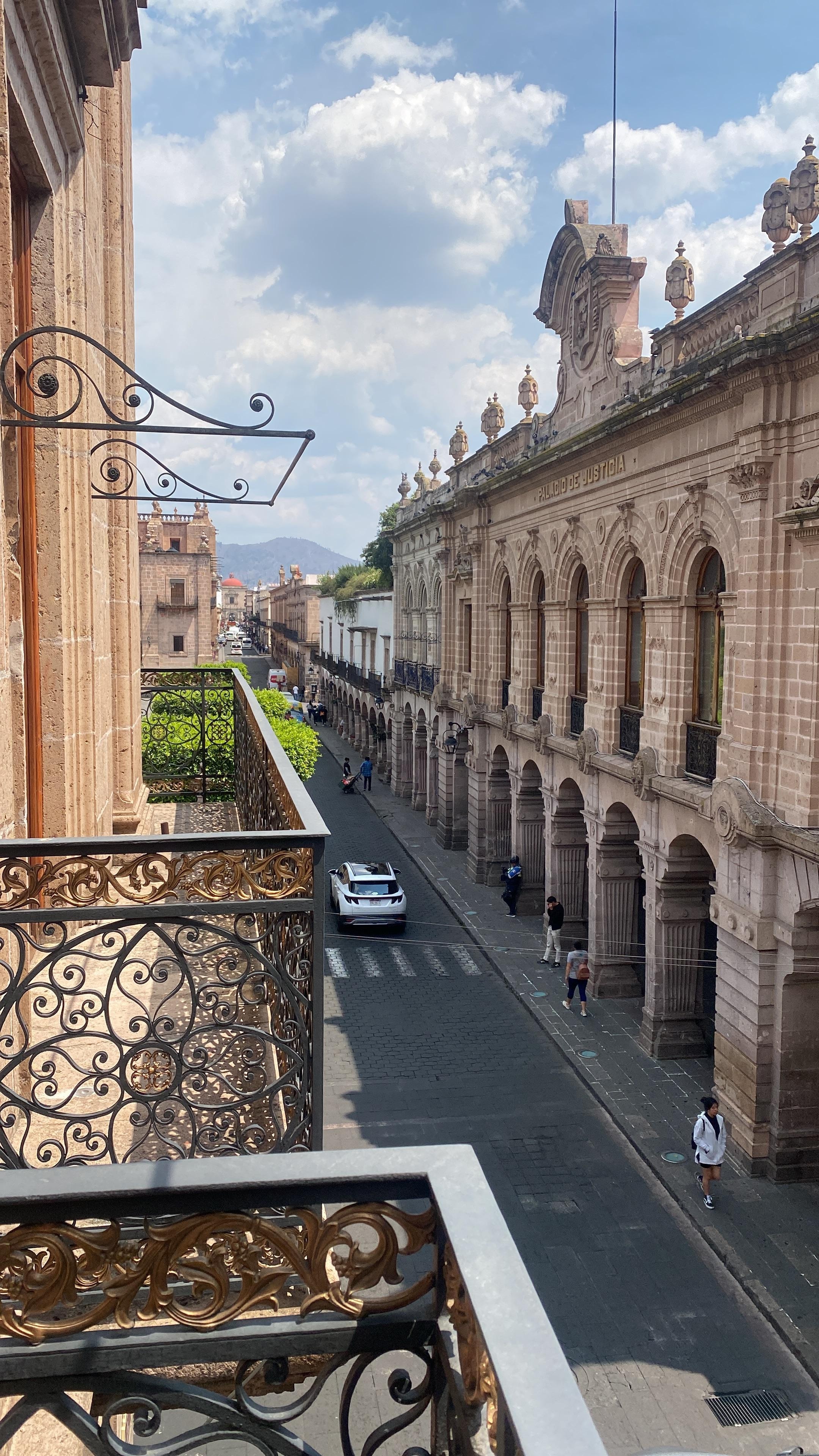 Vista del balcón de la habitacion