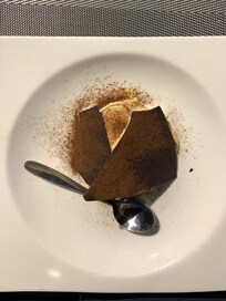 Tiramisu in Saffron restaurant