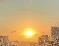 Sunrise over Belfast