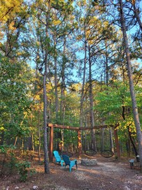 The Howling Wolf swings & firepit