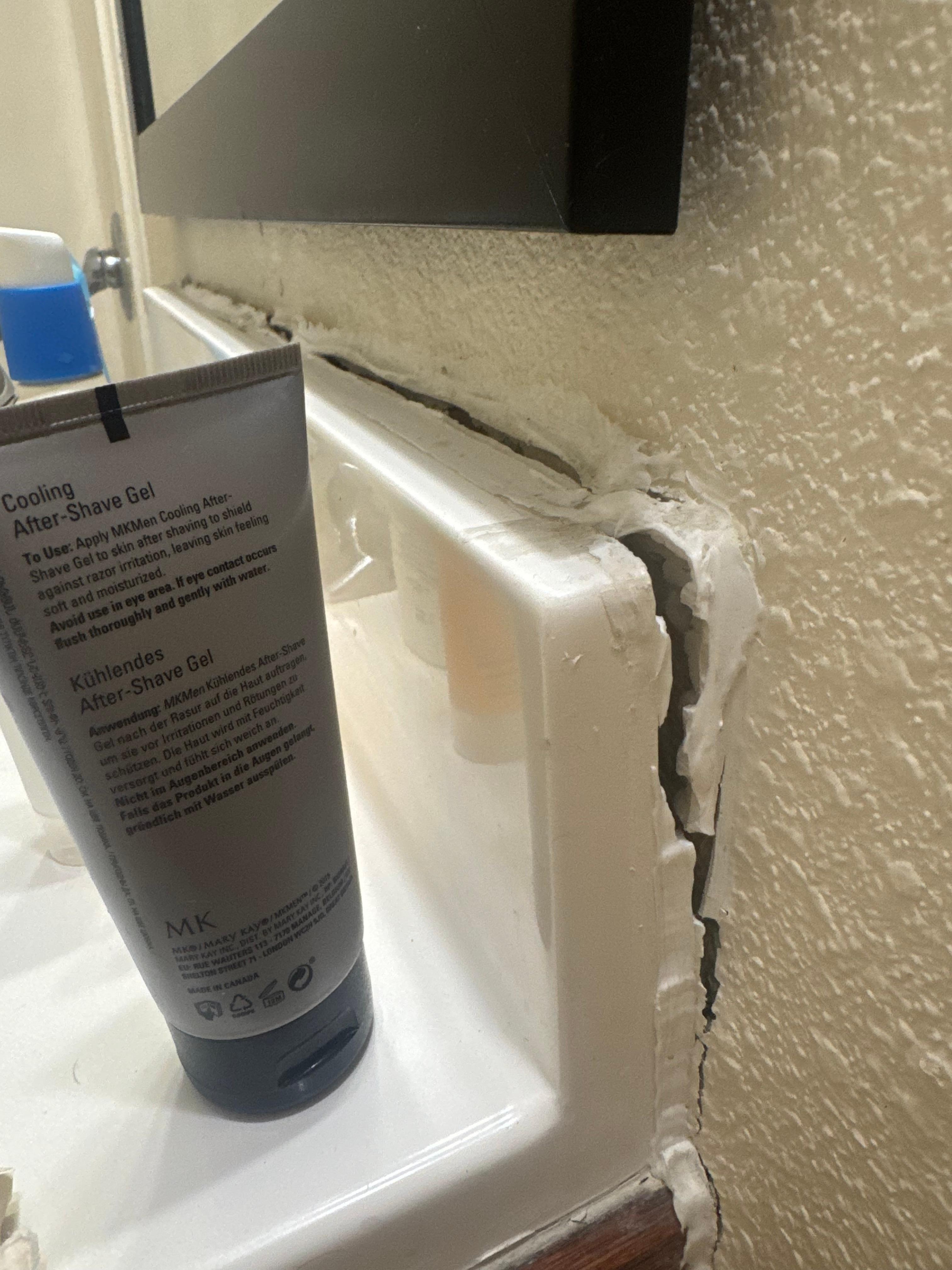 Broken sink 