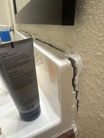 Broken sink