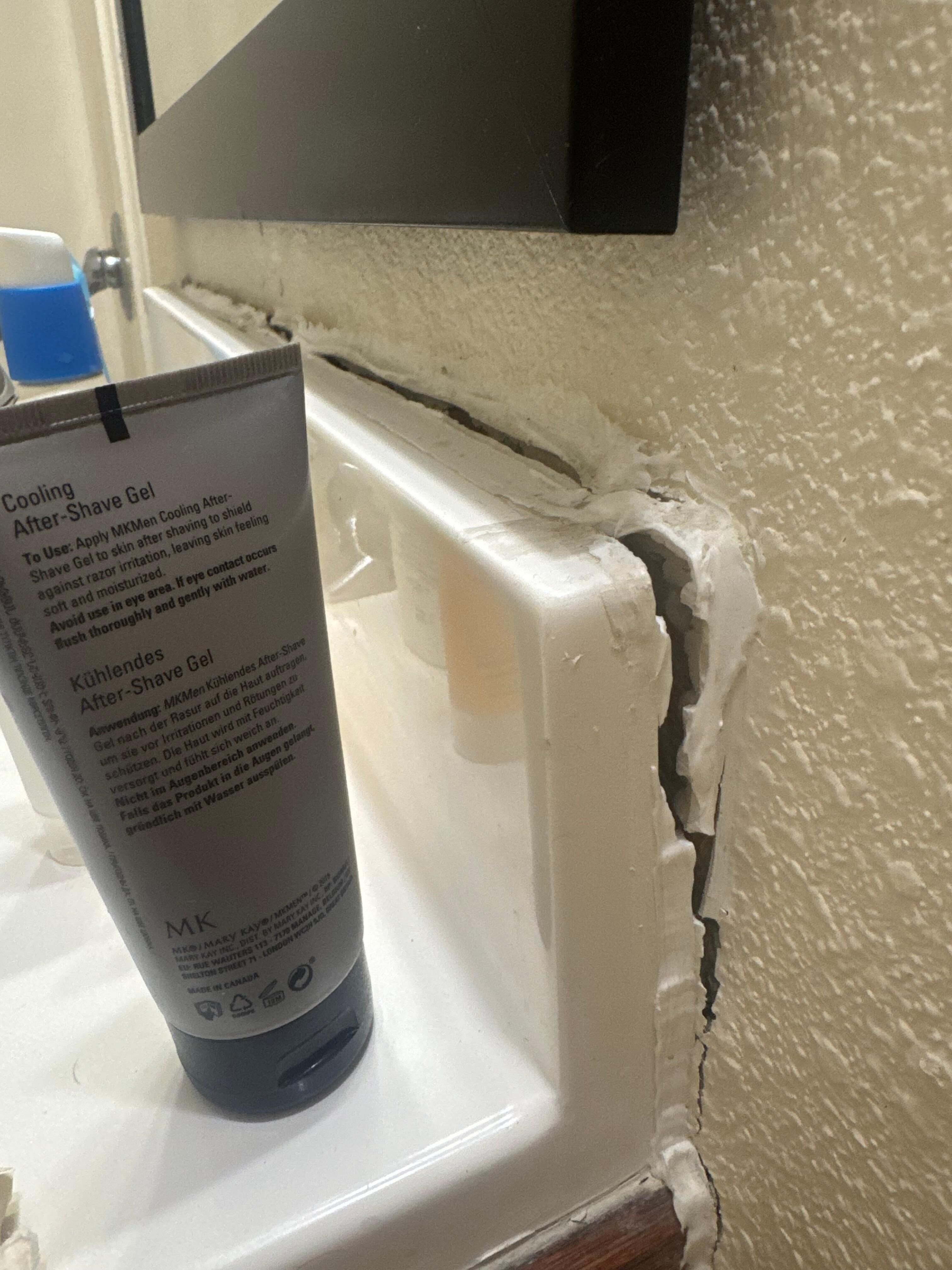 Broken sink 