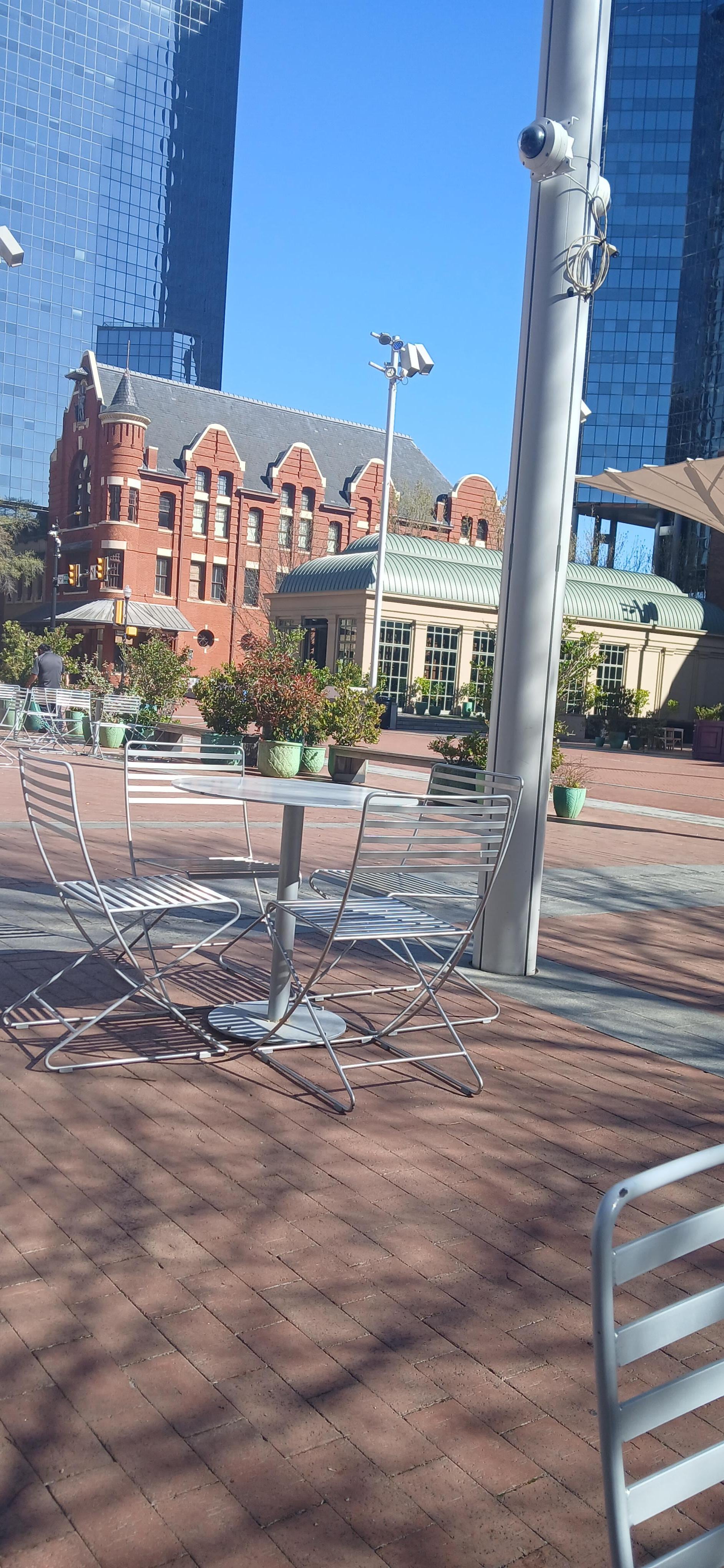 The buildings seem to be historical because of the unique designs.