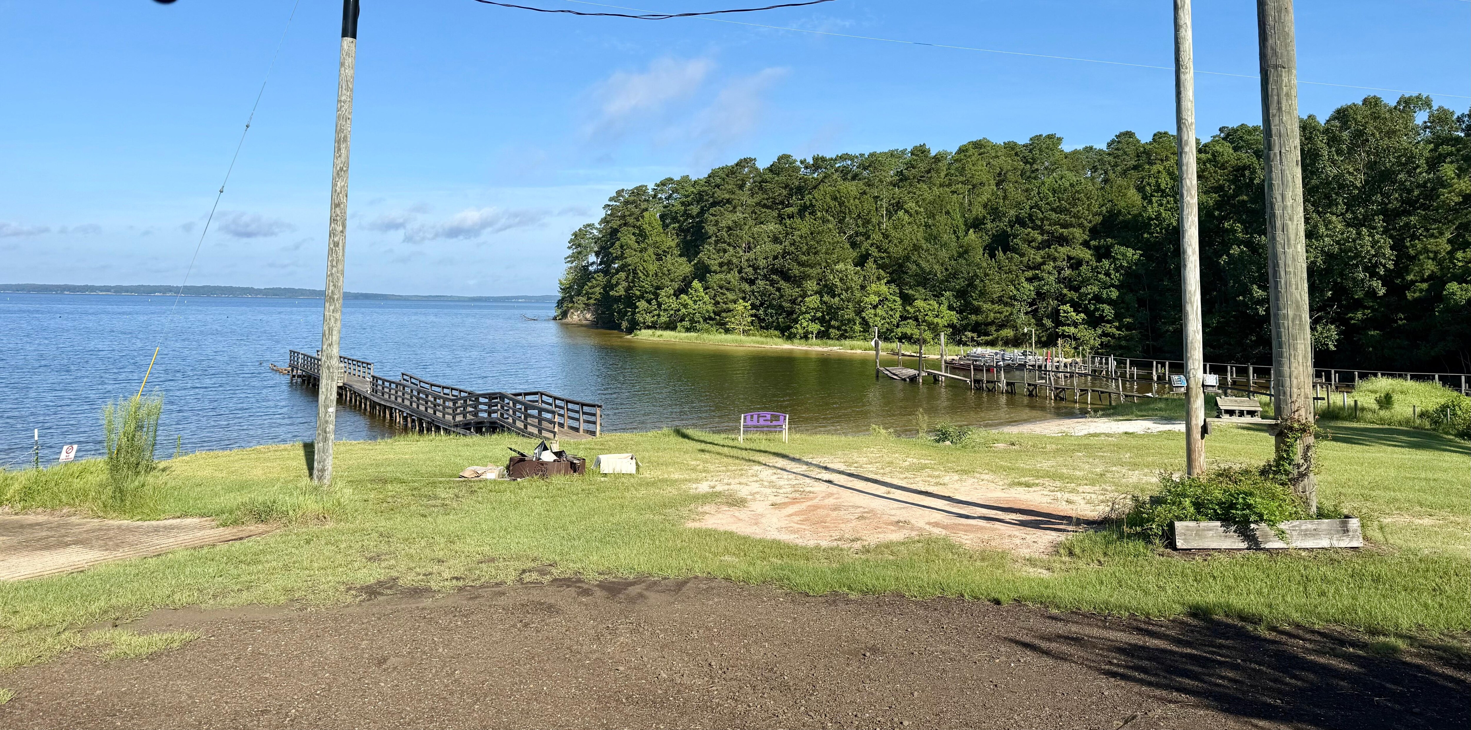 View from the front porch. 