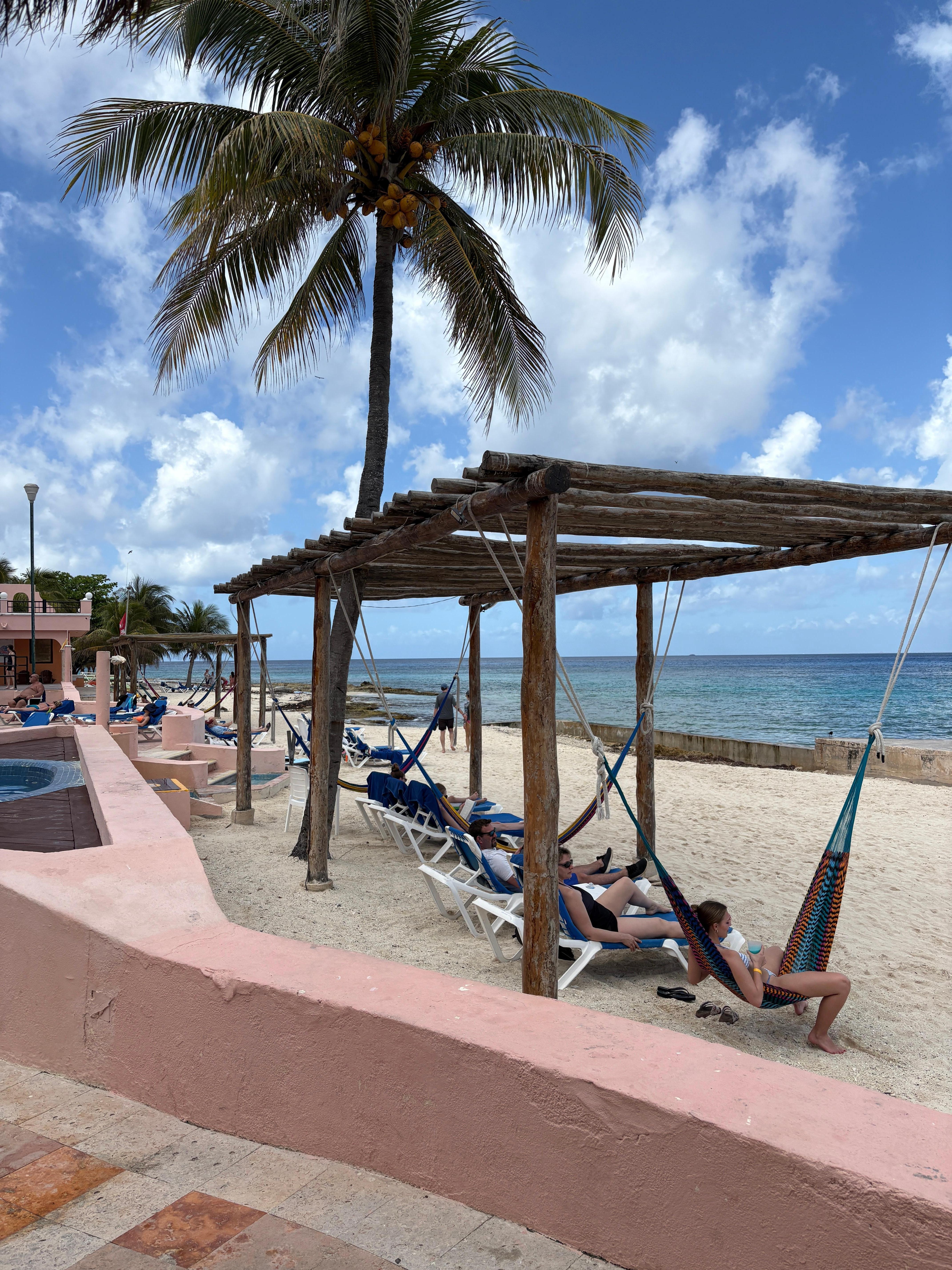 Hammocks on the beach