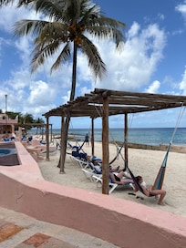 Hammocks on the beach