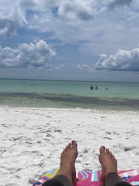 Only ones here, although the weather was a little dicey this day