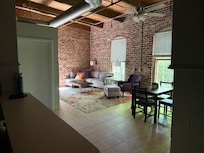 It’s a beautiful space with high ceilings.