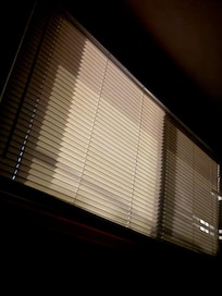 This was at night in the bedroom