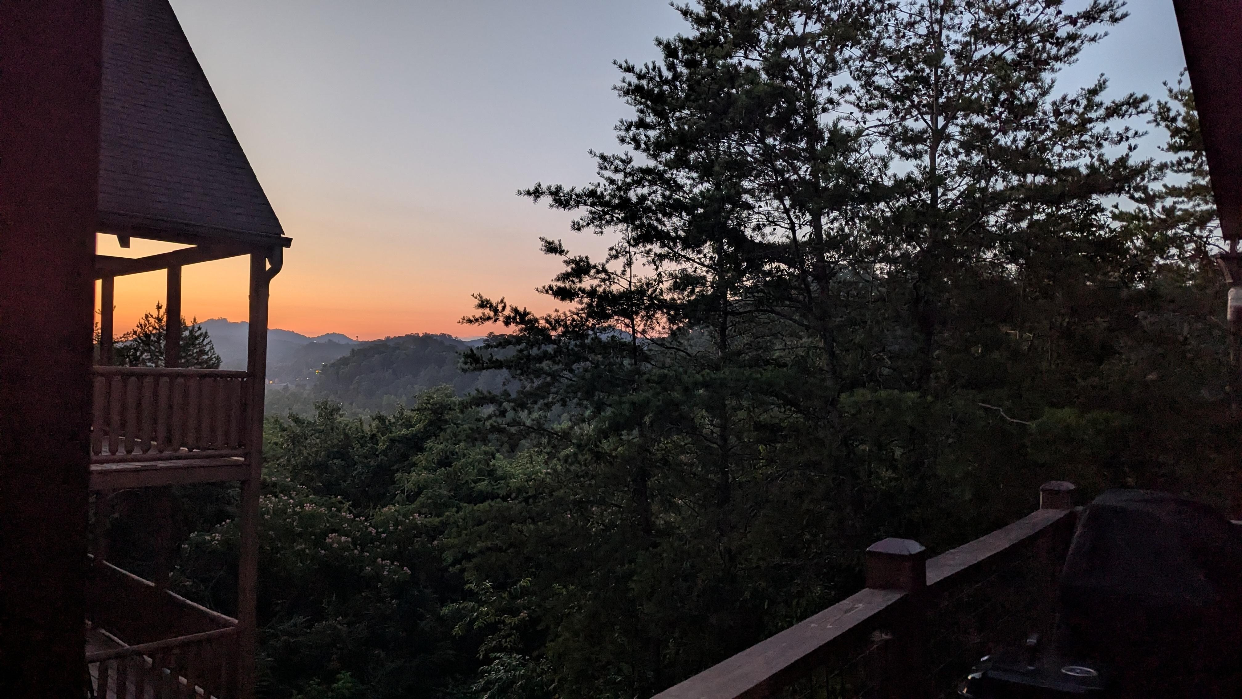 Sunrise on our last day