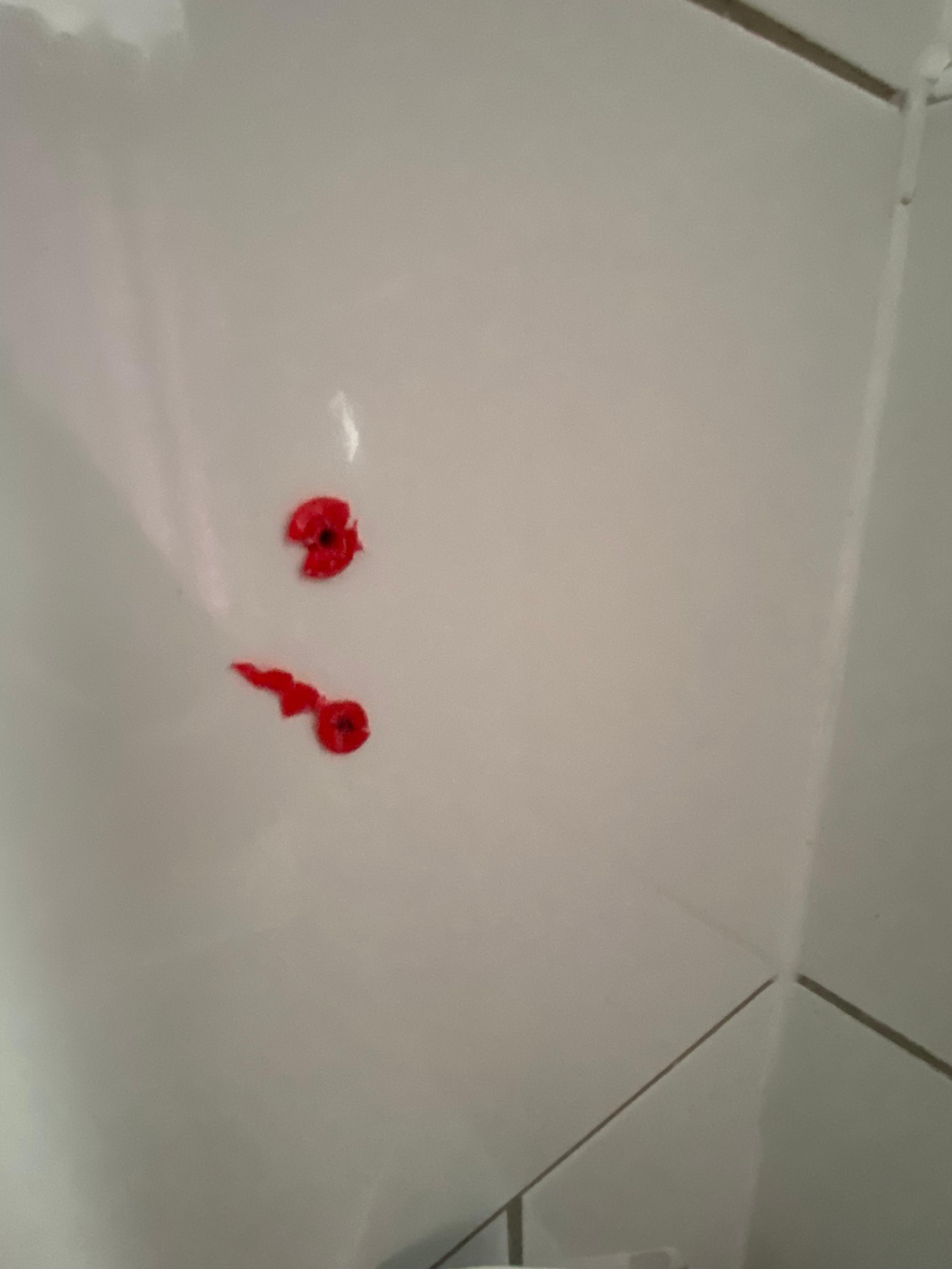 Random plastic in bathroom