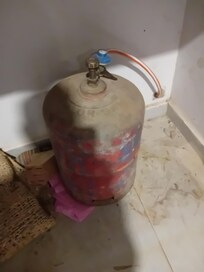Gas (cooking) bottle empty