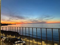 Sunset from private balcony