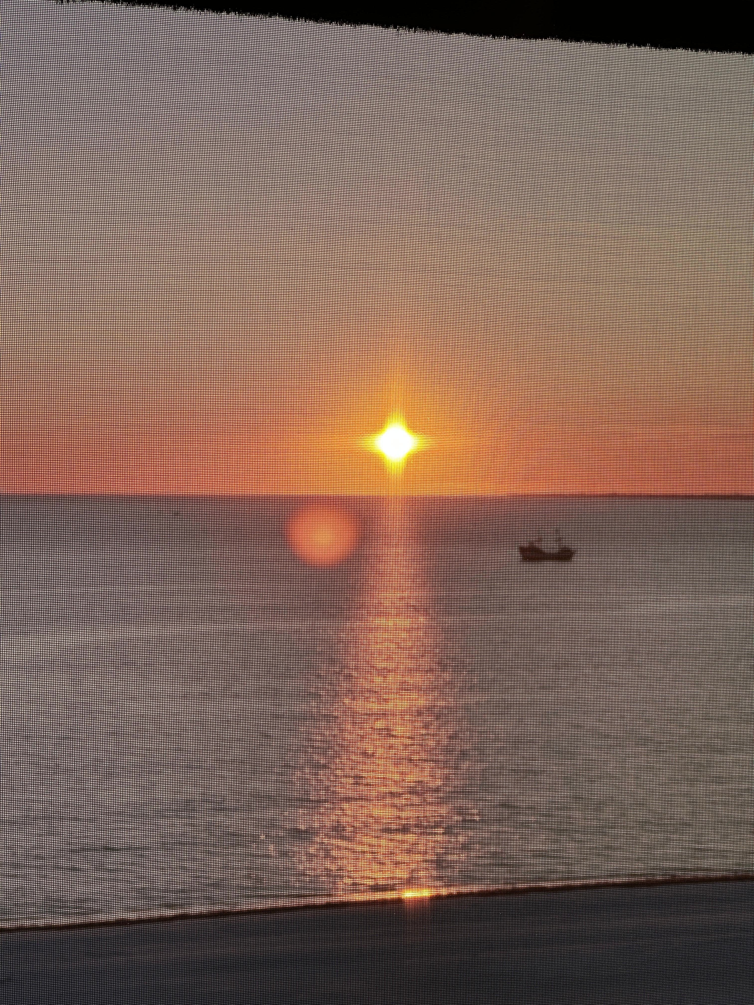 Sunset from the condo