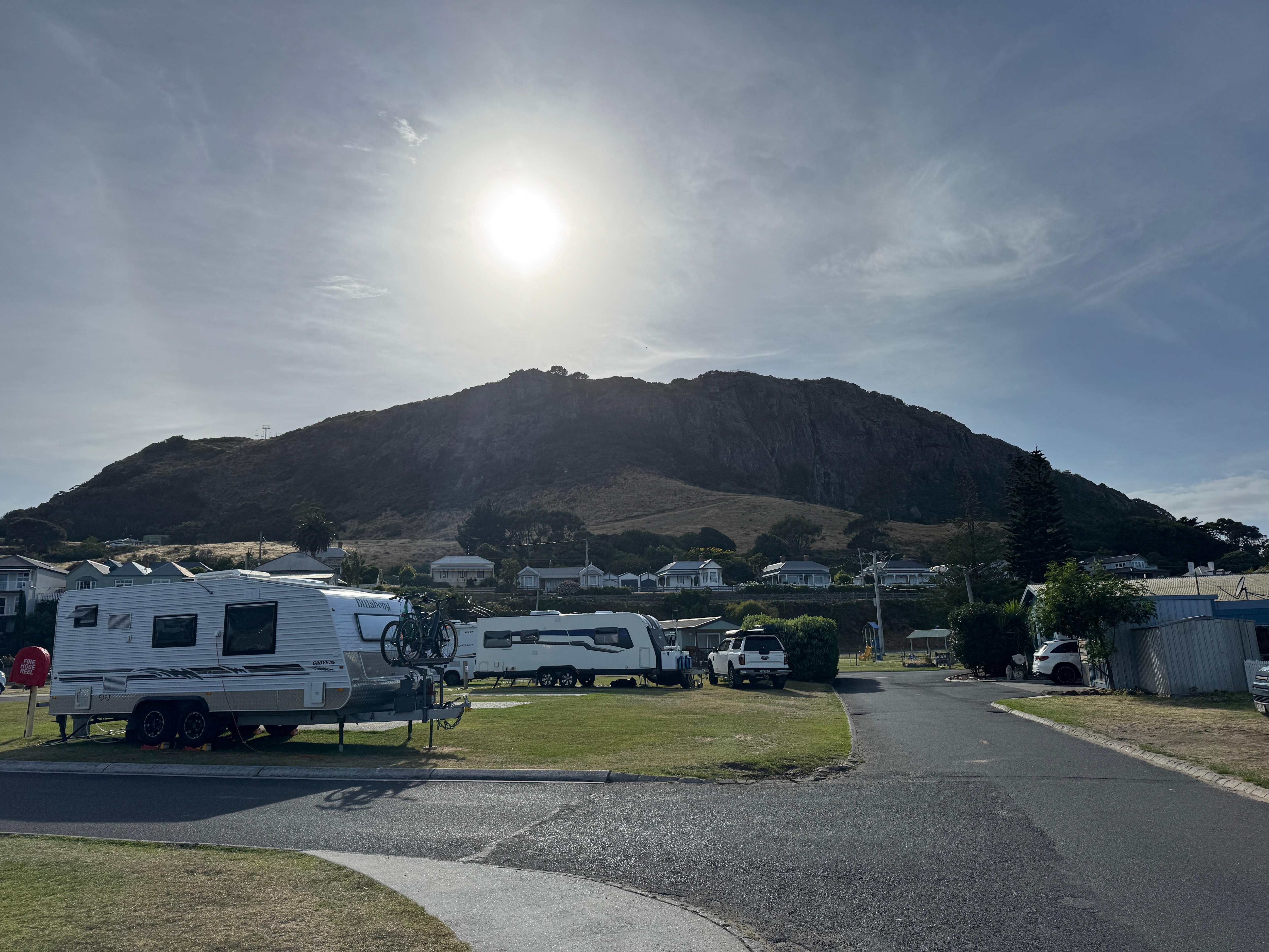 Early morning view of The Nut