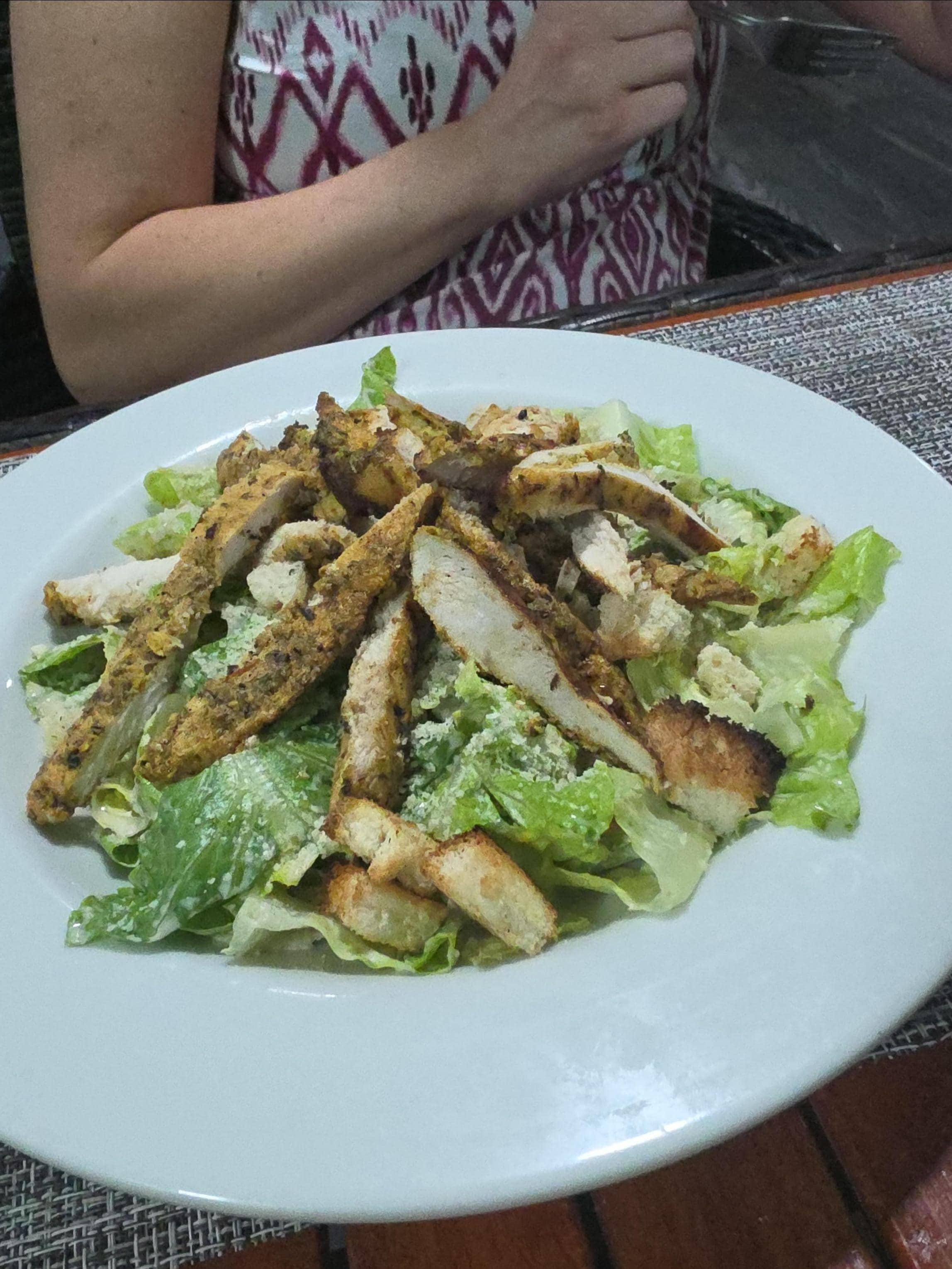 Chicken Caesar salad