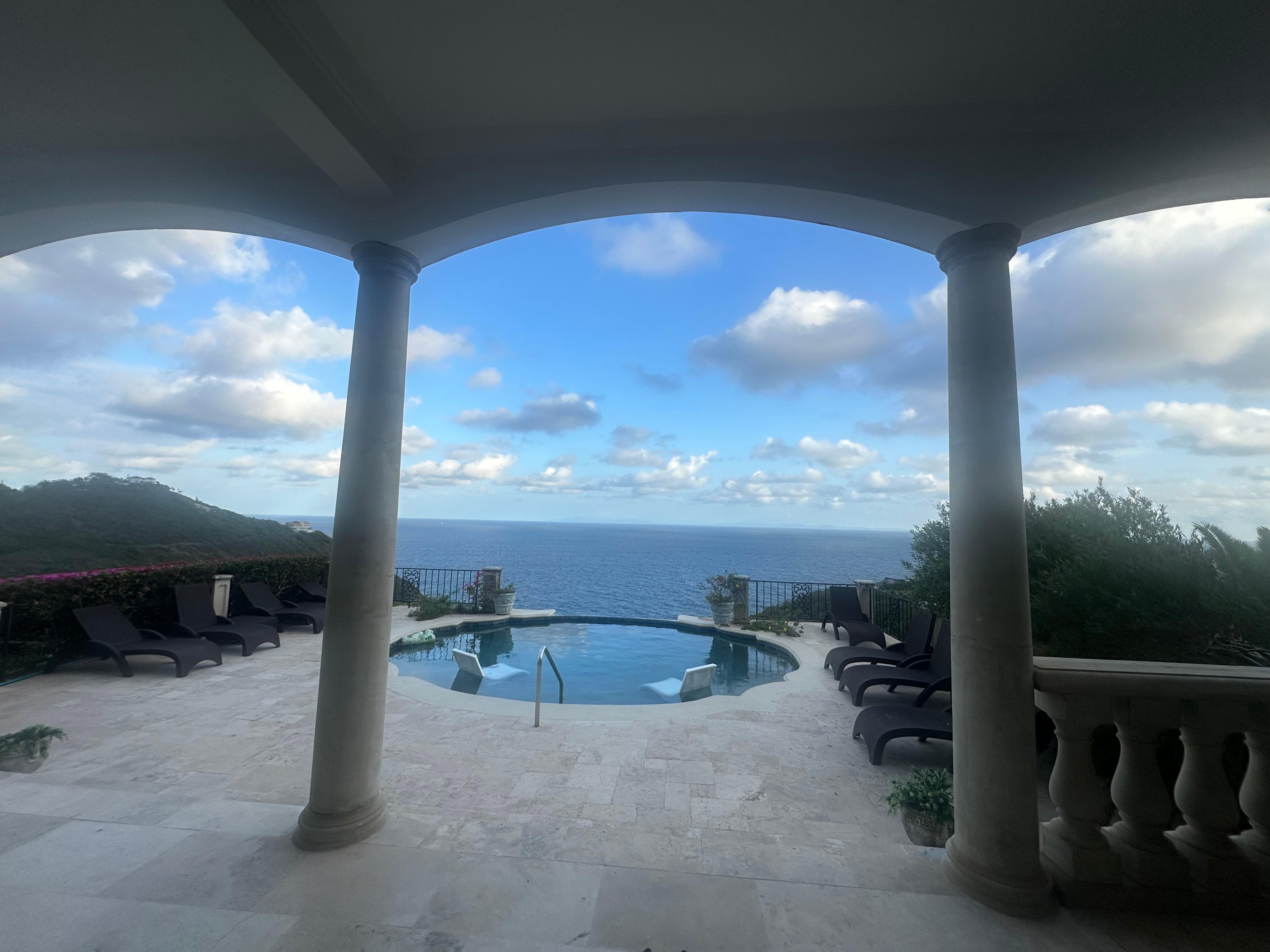 View from the back porch