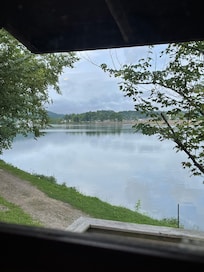 View out the entrance way.