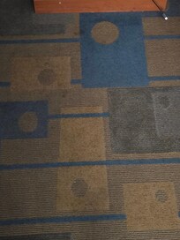 Stains throughout the rooms