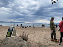 Cornhole on the beach