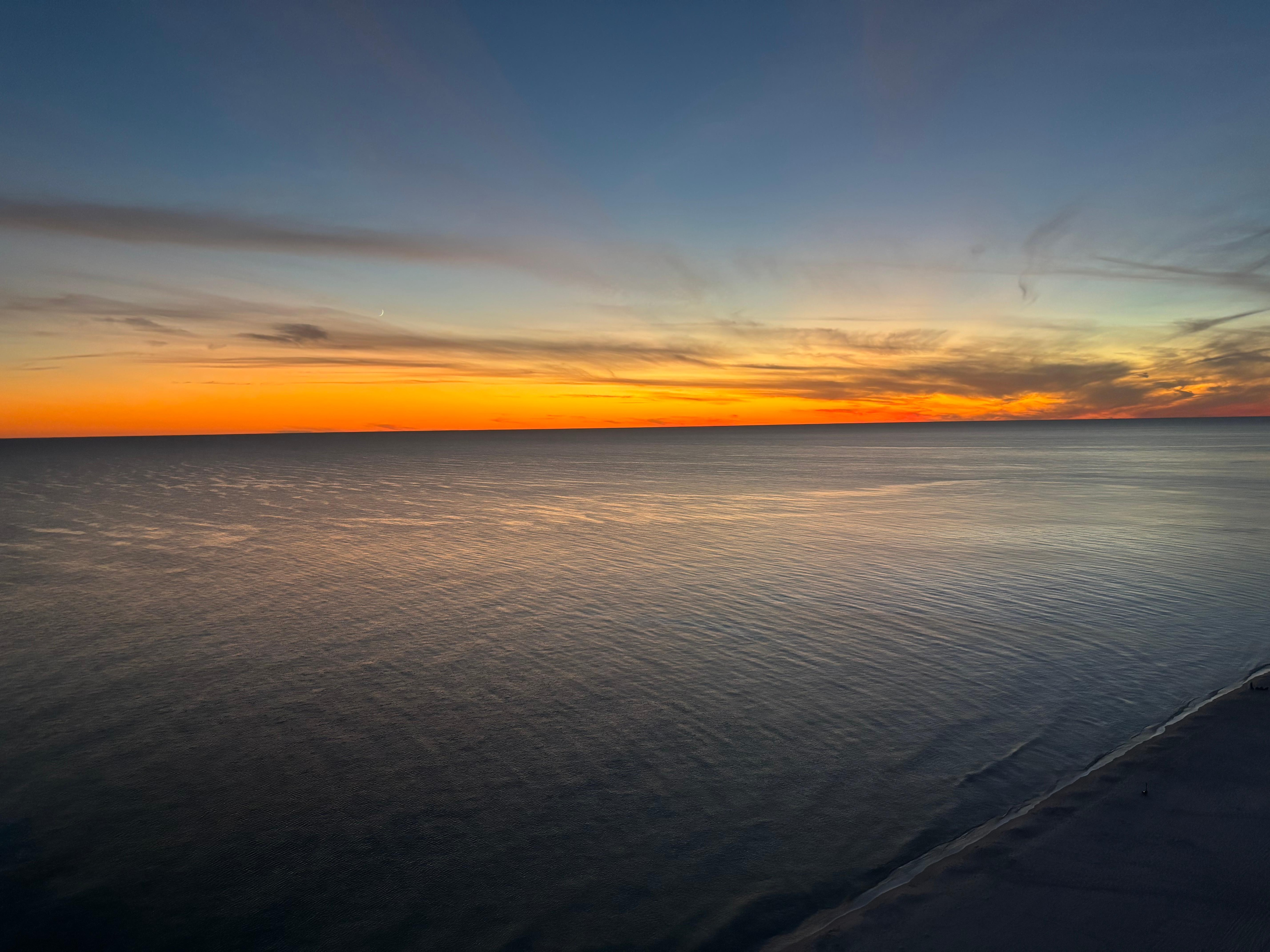 Nightly beautiful sunsets. 