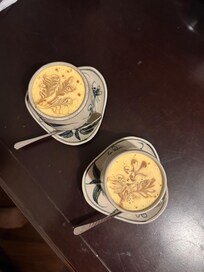 Egg coffee from the hotel