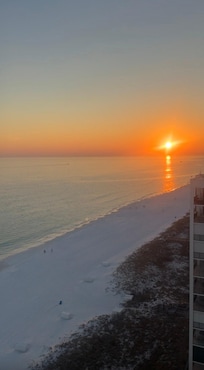 Sunset view from the balcony