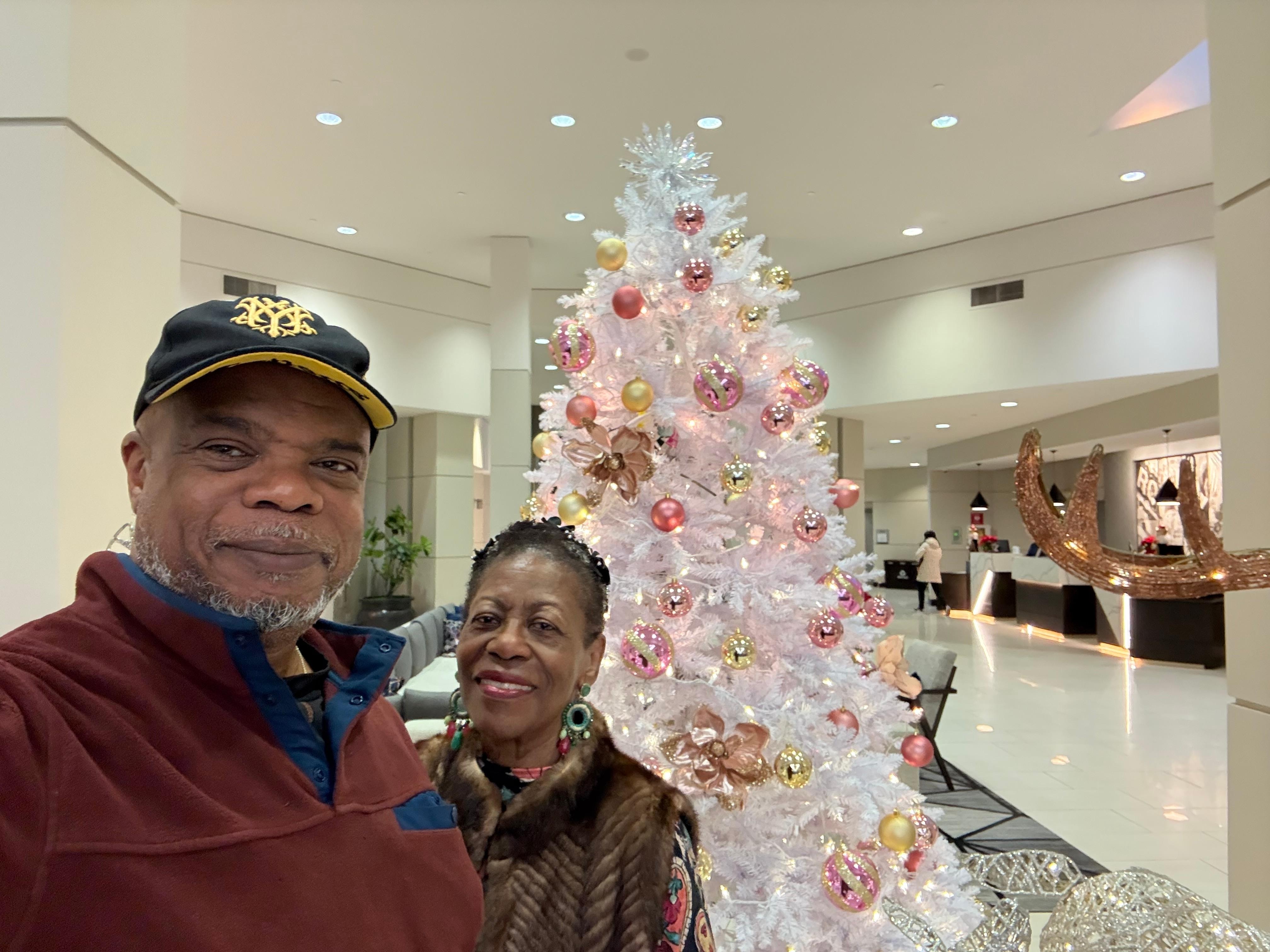 Husband and Wife at the Sheraton Hotel 