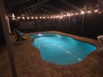 Pool at night